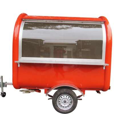 CRT165 Small Food Carts Mobile Trailers Can Be Customized Food Truck Hot Dog Cart